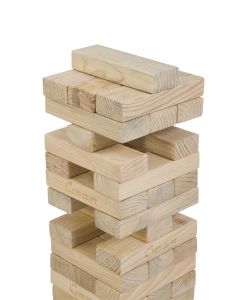 Tumble Tower (Jenga - smaller version) to hire from www.yardparty.com.au